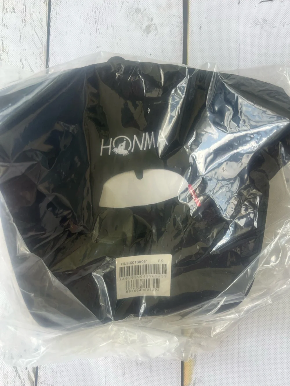 HONMA Black Golf Hat Mole new with tags